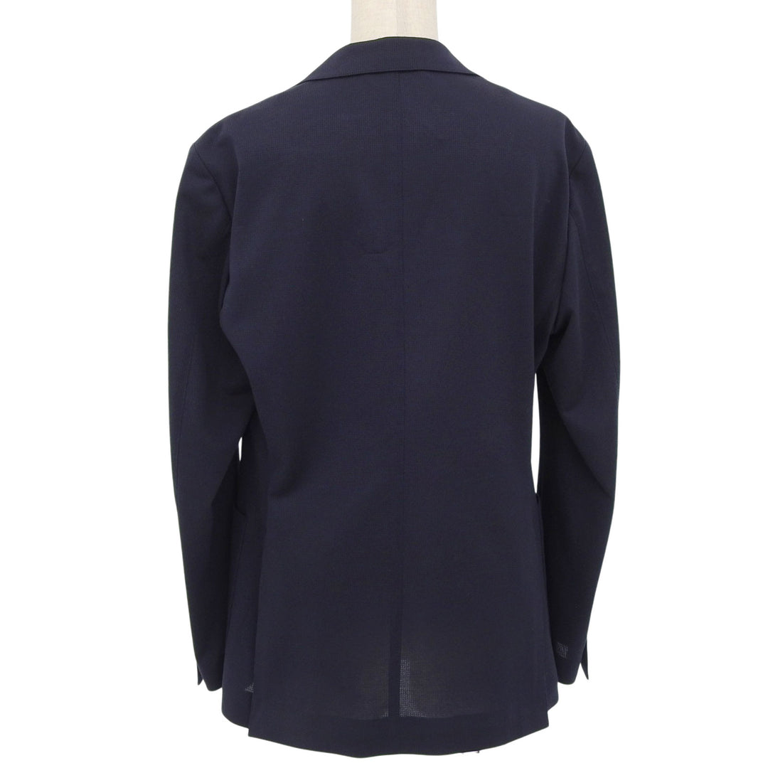 極美品▲MACKINTOSH LONDON マッキントッシュ ロンドン 薄手 ロゴボタン付 テーラードジャケット ネイビー 36 正規品 レディース