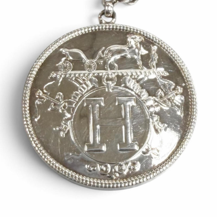 美品★HERMES エルメス 2024年製 AG925 AU750 両耳用 エクスリブリス ピアス シルバー ゴールド フランス製 重量6.8g レディース 箱付き