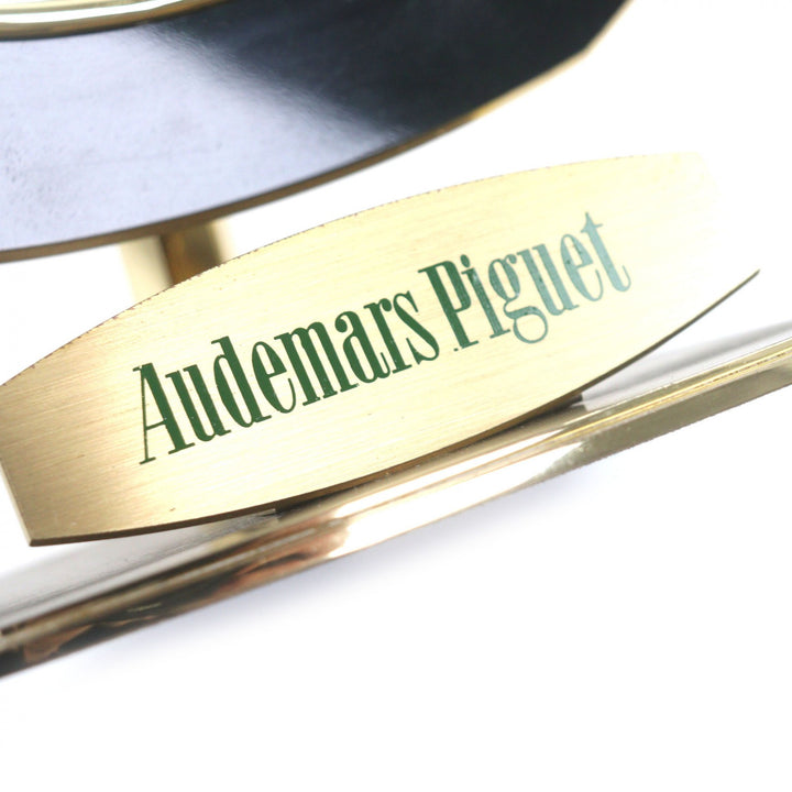 良品▼AUDEMARS PIGUET オーデマピゲ ヴィンテージ ロイヤルオーク マーブル柄 スタンドミラー 置き鏡 ゴールド グリーン メンズ