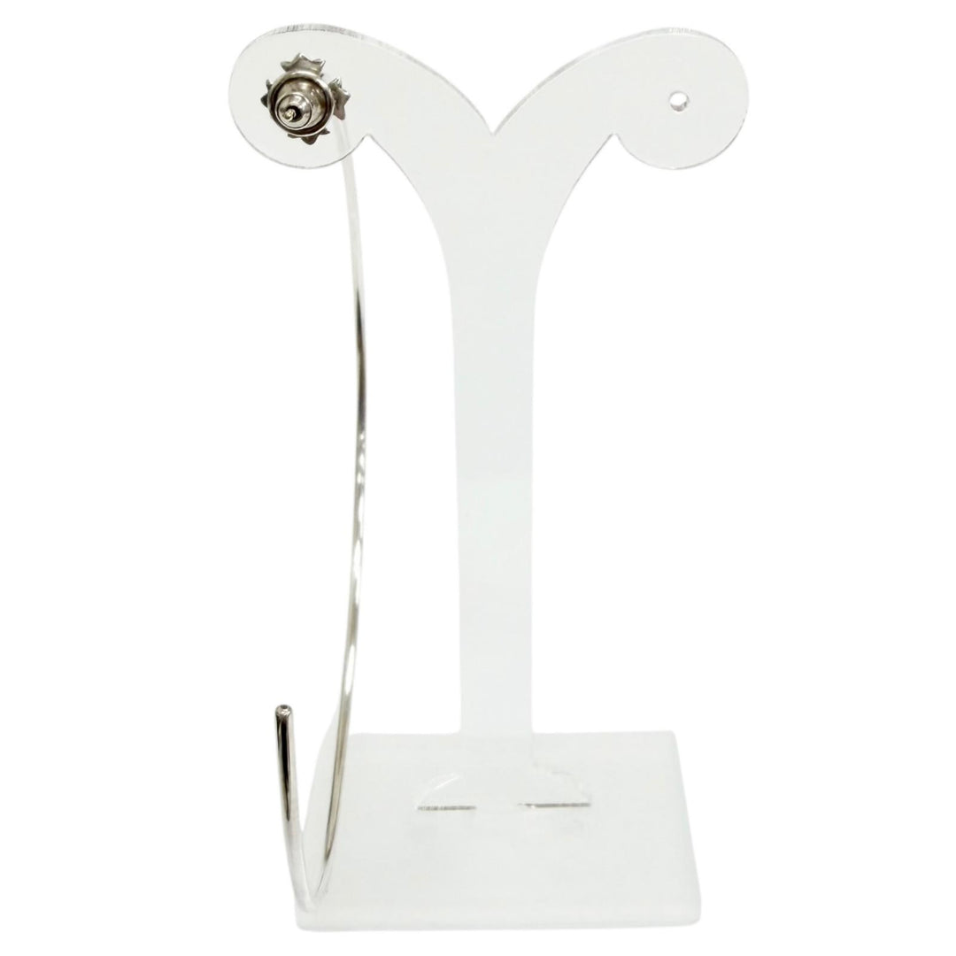 美品□CHROME HEARTS クロムハーツ HOOP CH PLS SV925 14K CHプラス 大ぶり フープピアス シルバー 重量5.0g レディース 保存袋付き