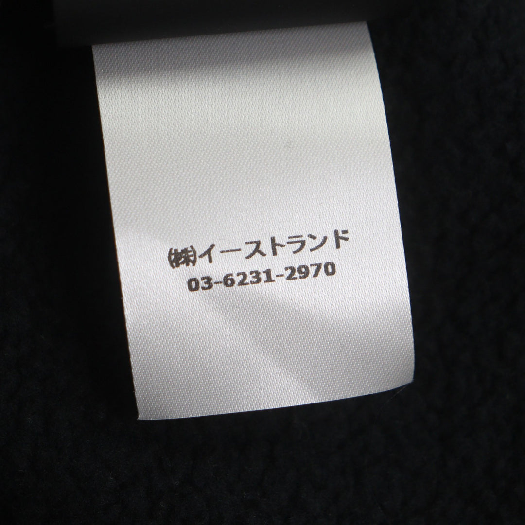 未使用品▼PALM ANGELS パームエンジェルス コットン100% カレッジロゴプリント プルオーバー パーカー ブラック XL 正規品 メンズ