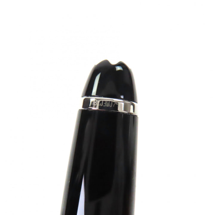 美品▼MONTBLANC モンブラン プラチナライン マイスターシュテュック クラシック ホワイトスター ツイスト ボールペン ブラック シルバー