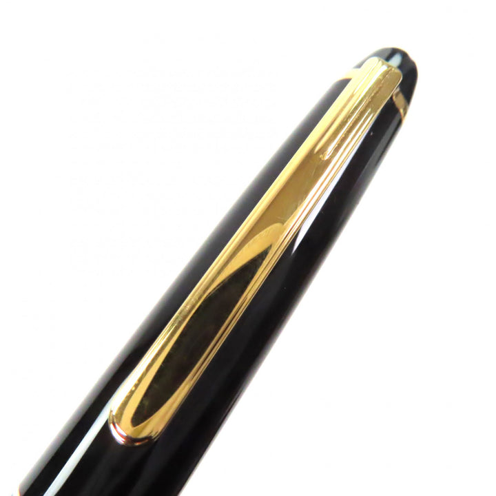 美品▼MONTBLANC モンブラン マイスターシュテュック クラシック ペン先14K Mニブ ホワイトスター 万年筆 ブラック ゴールド ドイツ製