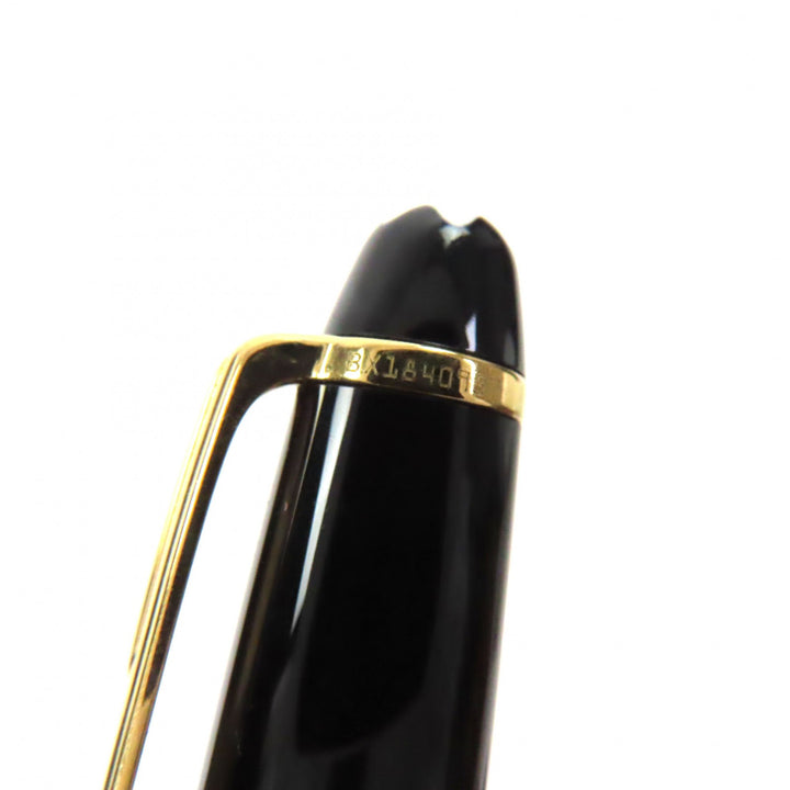 美品▼MONTBLANC モンブラン マイスターシュテュック クラシック ペン先14K Mニブ ホワイトスター 万年筆 ブラック ゴールド ドイツ製