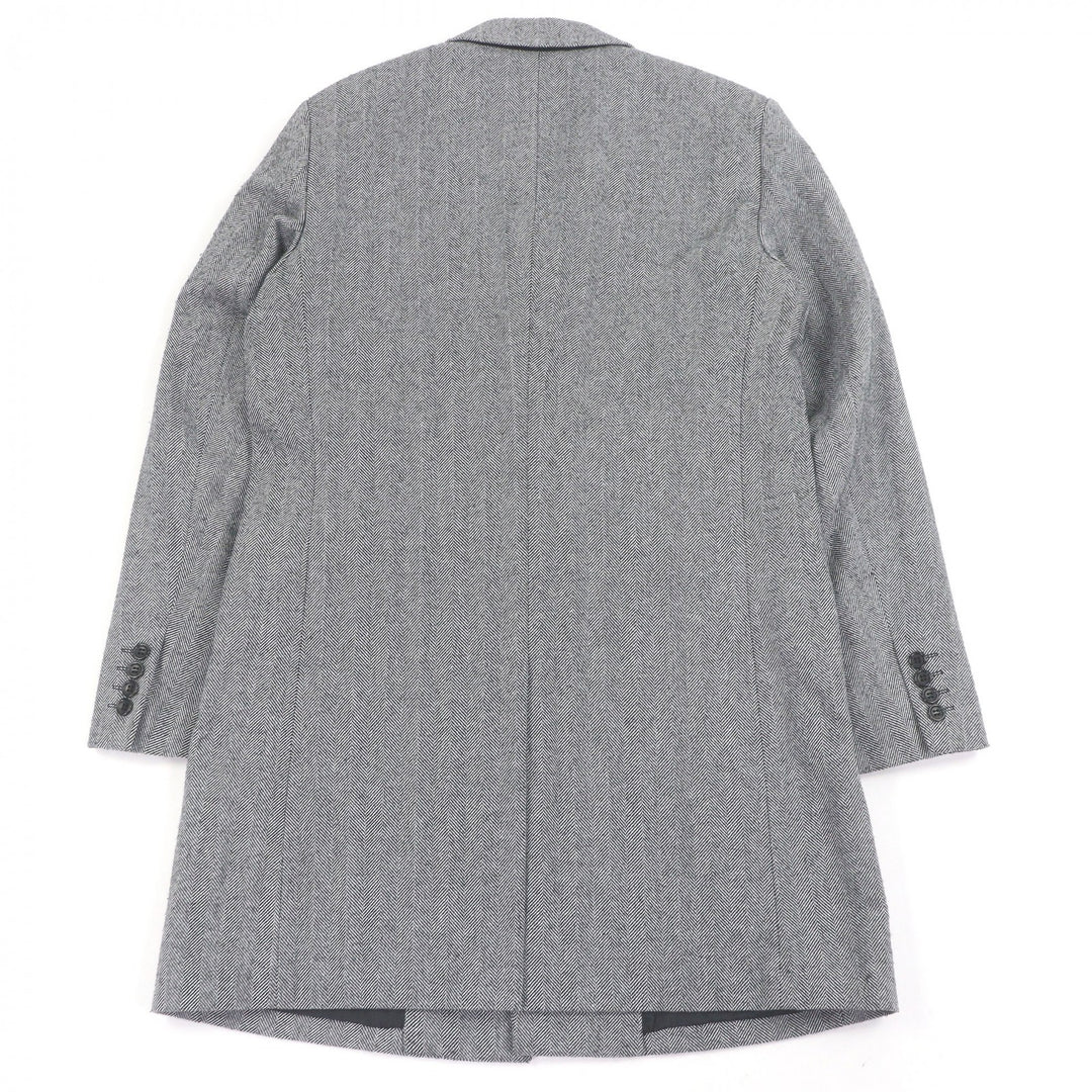極美品□COMME des GARCONS HOMME DEUX コム デ ギャルソン オム ドゥ 23AW DL-C001 ヘリンボーン チェスターコート L 日本製 正規品