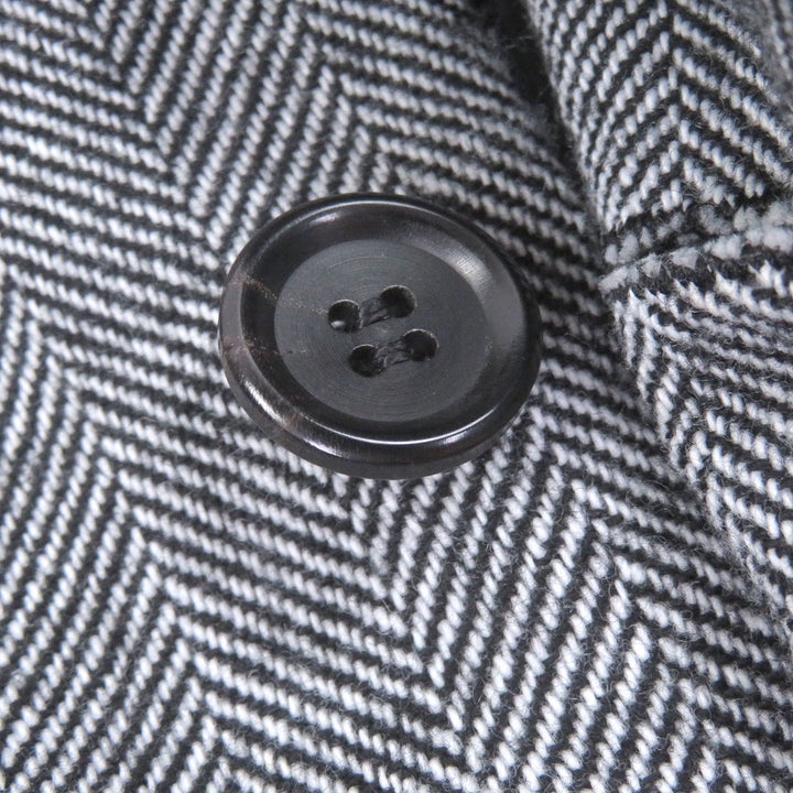 極美品□COMME des GARCONS HOMME DEUX コム デ ギャルソン オム ドゥ 23AW DL-C001 ヘリンボーン チェスターコート L 日本製 正規品