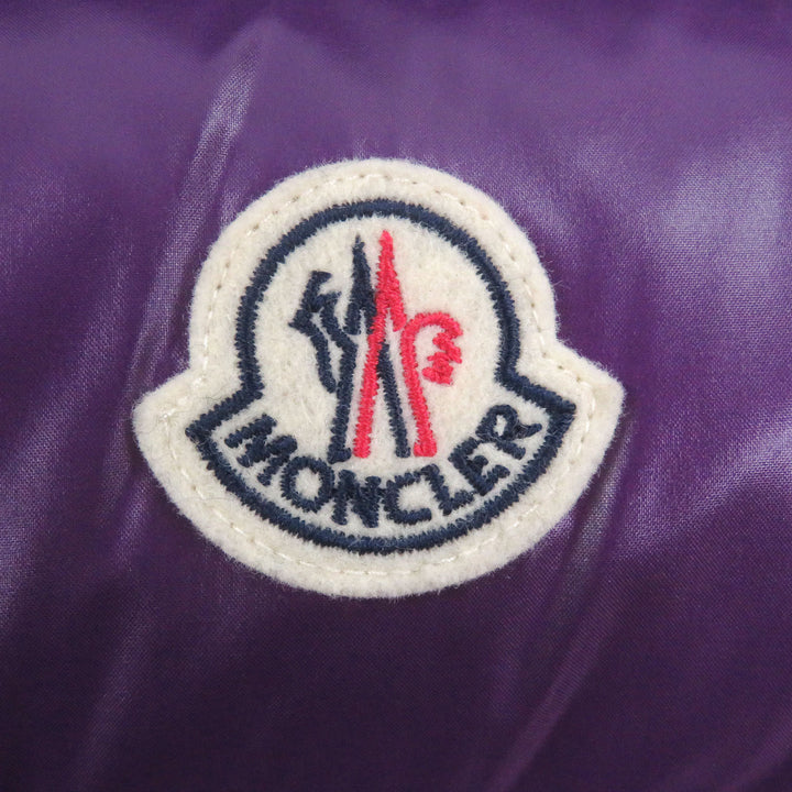 極美品□MONCLER モンクレール 2022年製 TIBB GILET ロゴワッペン付き ダブルジップ ダウンベスト ジレ パープル 3 正規品 メンズ