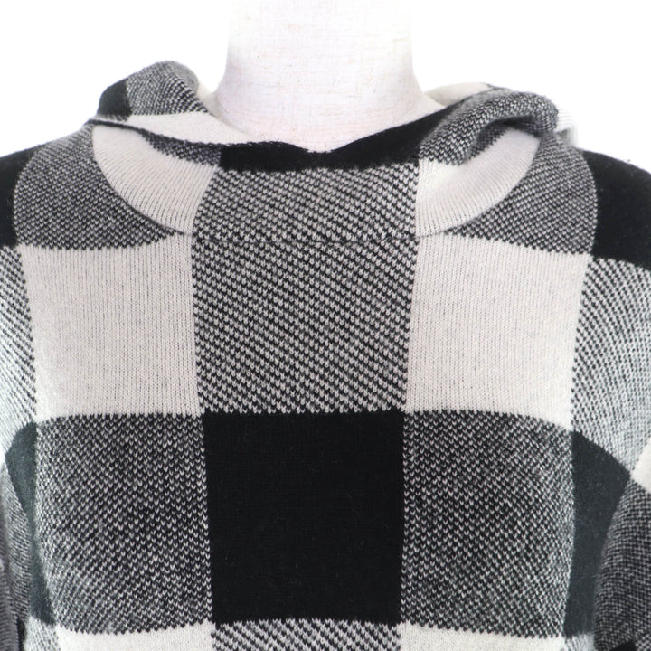 美品★Christian Dior クリスチャンディオール 954S92AM010 カシミヤ バックロゴデザイン ニット プルオーバーパーカー 38 正規品