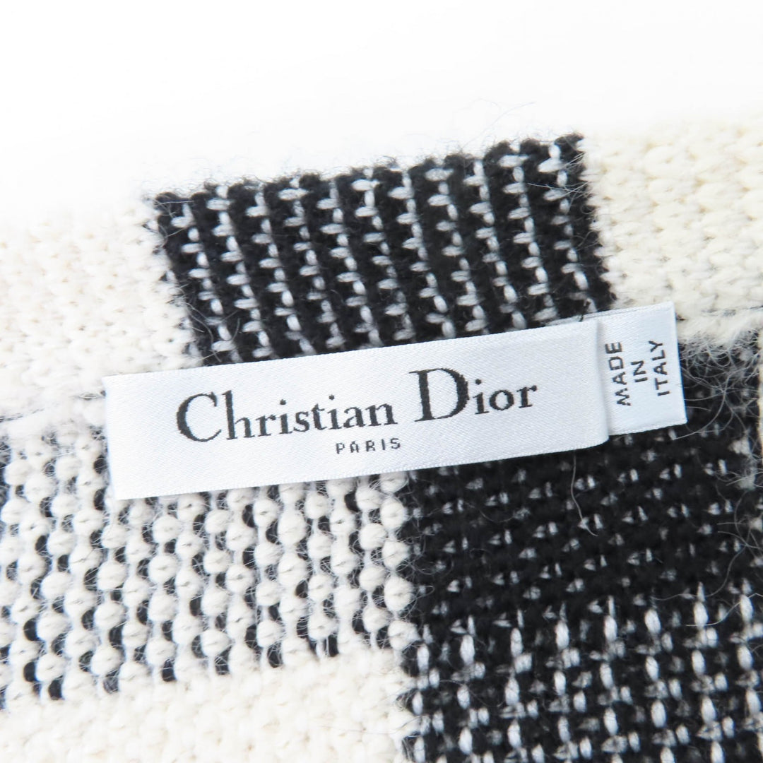 極美品☆Christian Dior クリスチャンディオール 2023年製 344J06AM214 ウール アルパカ アシンメトリーラップ ロングスカート 40 正規品