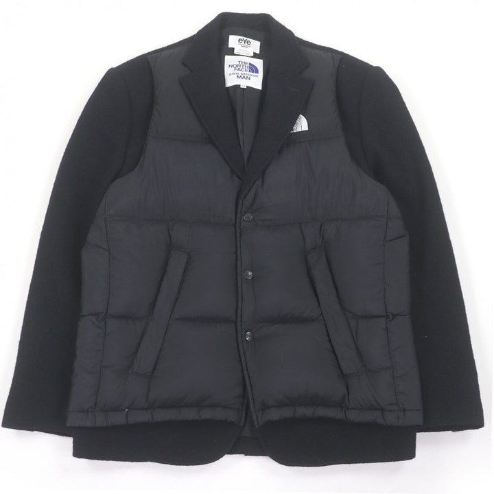 極美品□ザ・ノースフェイス アイ ジュンヤワタナベ マン 23AW WL-J912 テーラード ダウンジャケット ブラック M 日本製 正規品 メンズ