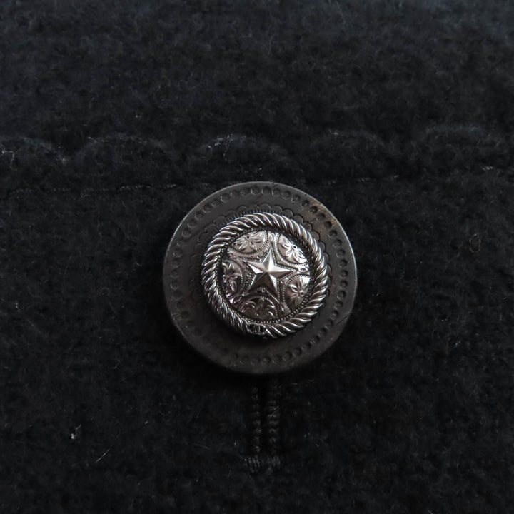 極美品★CHANEL シャネル P49405 ウール100％ ダラスボタン付き デザイン ジャケット ブラック 36 フランス製 レディース