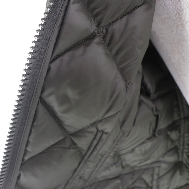未使用品★MONCLER モンクレール CAPRIER ベルト・ロゴプレート付 ロング丈 ダウンコート ダウンジャケット カーキ 0 正規品 レディース
