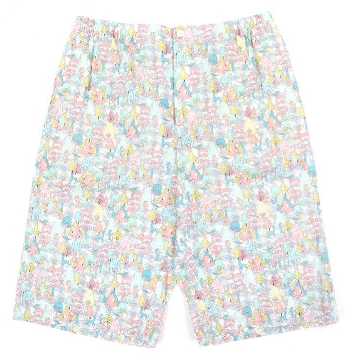 極美品▼GUCCI グッチ 636592 LIBERTY リバティ コットン100% 総柄 ボタンフライ ショートパンツ マルチ 46 イタリア製 正規品 メンズ