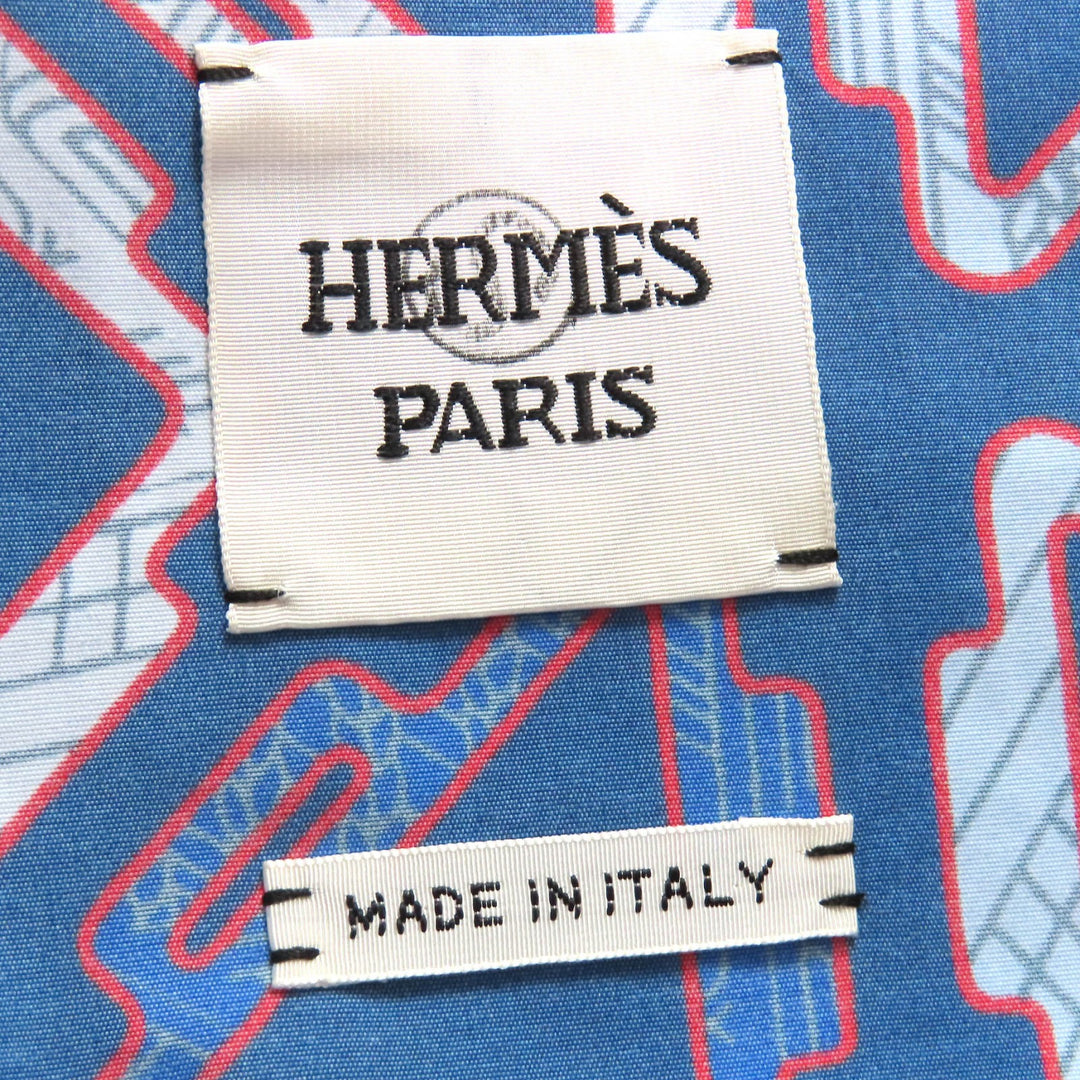 未使用品△HERMES エルメス 22SS 2E3204D9 Tatersales Long Beach テイターセールズ ロングビーチウィンドブレーカー ブルーマリン 40