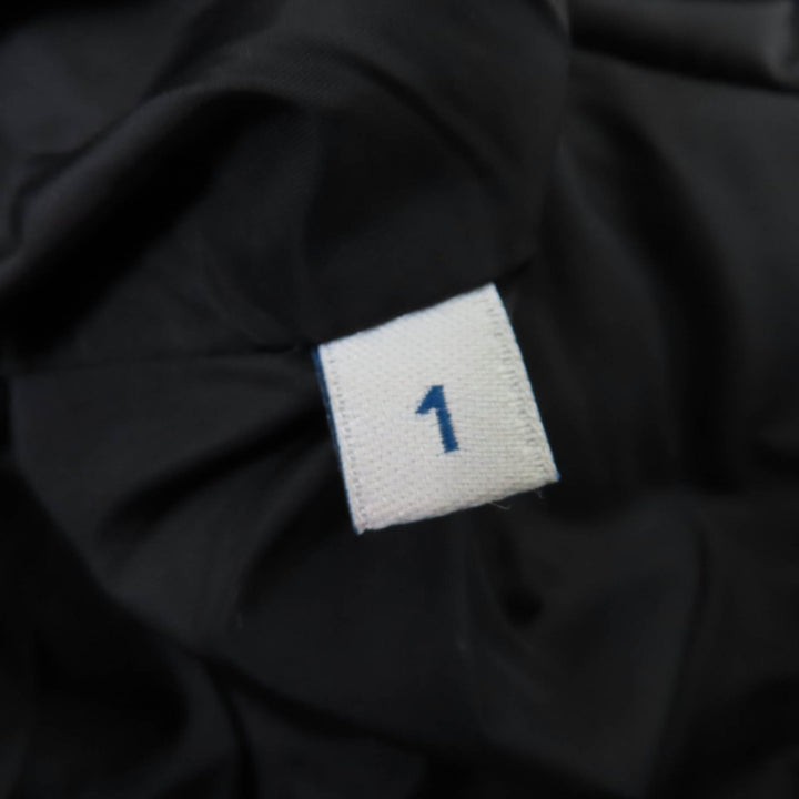 美品☆MONCLER モンクレール KHLOE ロゴワッペン・ラクーンファー・フード・ベルト付 ダウンコート ブラック 1 国内正規品 レディース