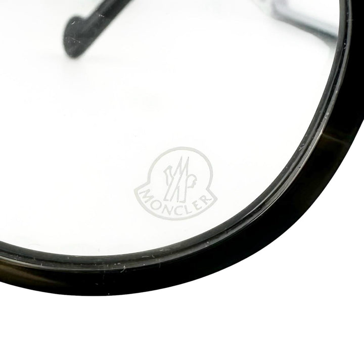 未使用品▲MONCLER モンクレール ML5051-F アジアンフィット ボストン型 メガネ 眼鏡 アイウェア ブラック 52□20 150 伊製 メンズ