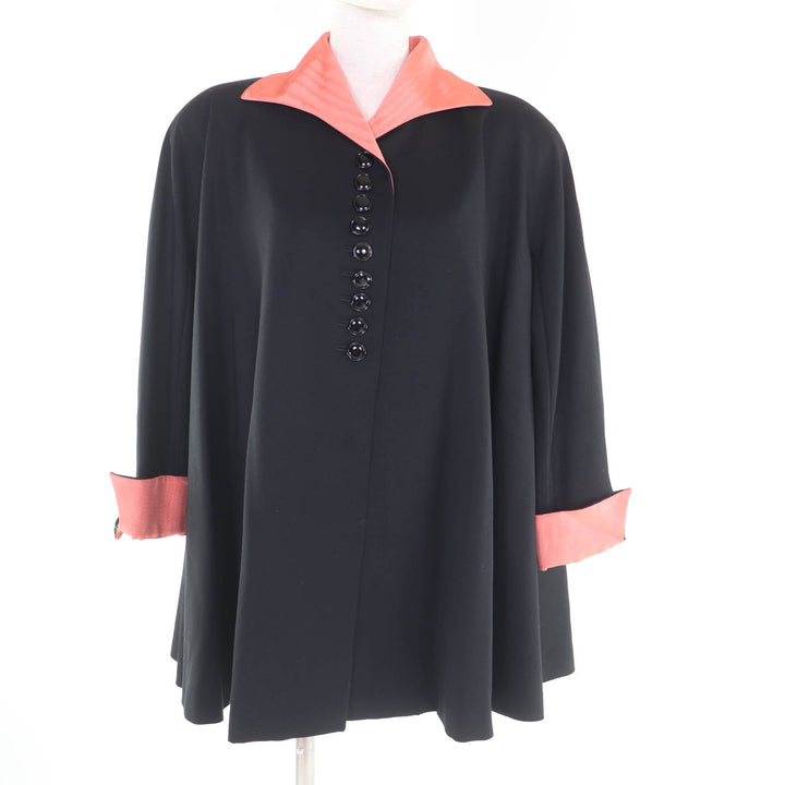 美品★Christian Dior クリスチャンディオール ヴィンテージ 2709010 ウール100％ コレクションNo 21A フロントボタン ジャケット 38