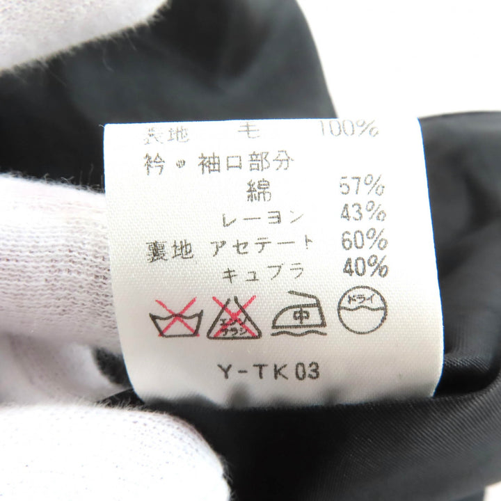 美品★Christian Dior クリスチャンディオール ヴィンテージ 2709010 ウール100％ コレクションNo 21A フロントボタン ジャケット 38
