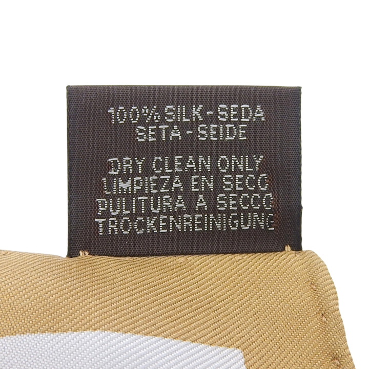 極美品▲HERMES エルメス カレ45 BRIDES de GALA 式典用馬勒 シルク100％ スカーフ マルチ フランス製 レディース