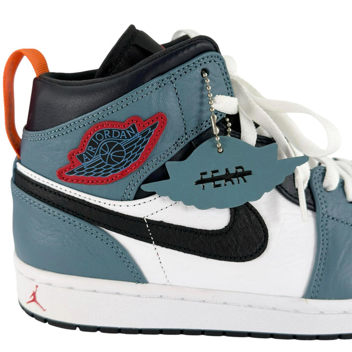 未使用品▲NIKE ナイキ CU2802 AIR JORDAN MID SE フィアレス APLA FACETASM レザー ハイカットスニーカー ホワイト 27.5cm メンズ