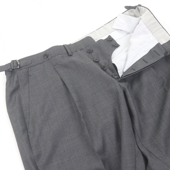 極美品□Brioni ブリオーニ SIGNATURE Super150sウール使用 シングルスーツ 上下セットアップ グレー 50 イタリア製 正規品 メンズ