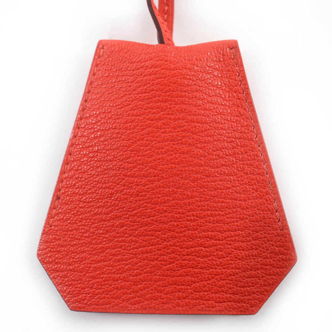 美品☆HERMES エルメス クロシェット ネックレス シェーブル カプシーヌ シルバー金具 アクセサリー C刻印 箱付き フランス製 レディース