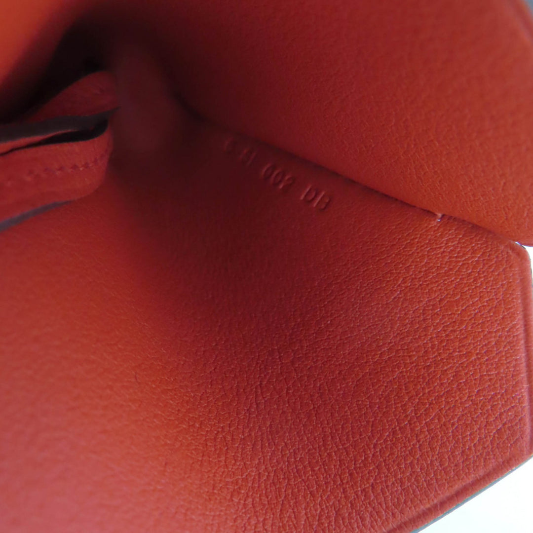 美品☆HERMES エルメス クロシェット ネックレス シェーブル カプシーヌ シルバー金具 アクセサリー C刻印 箱付き フランス製 レディース