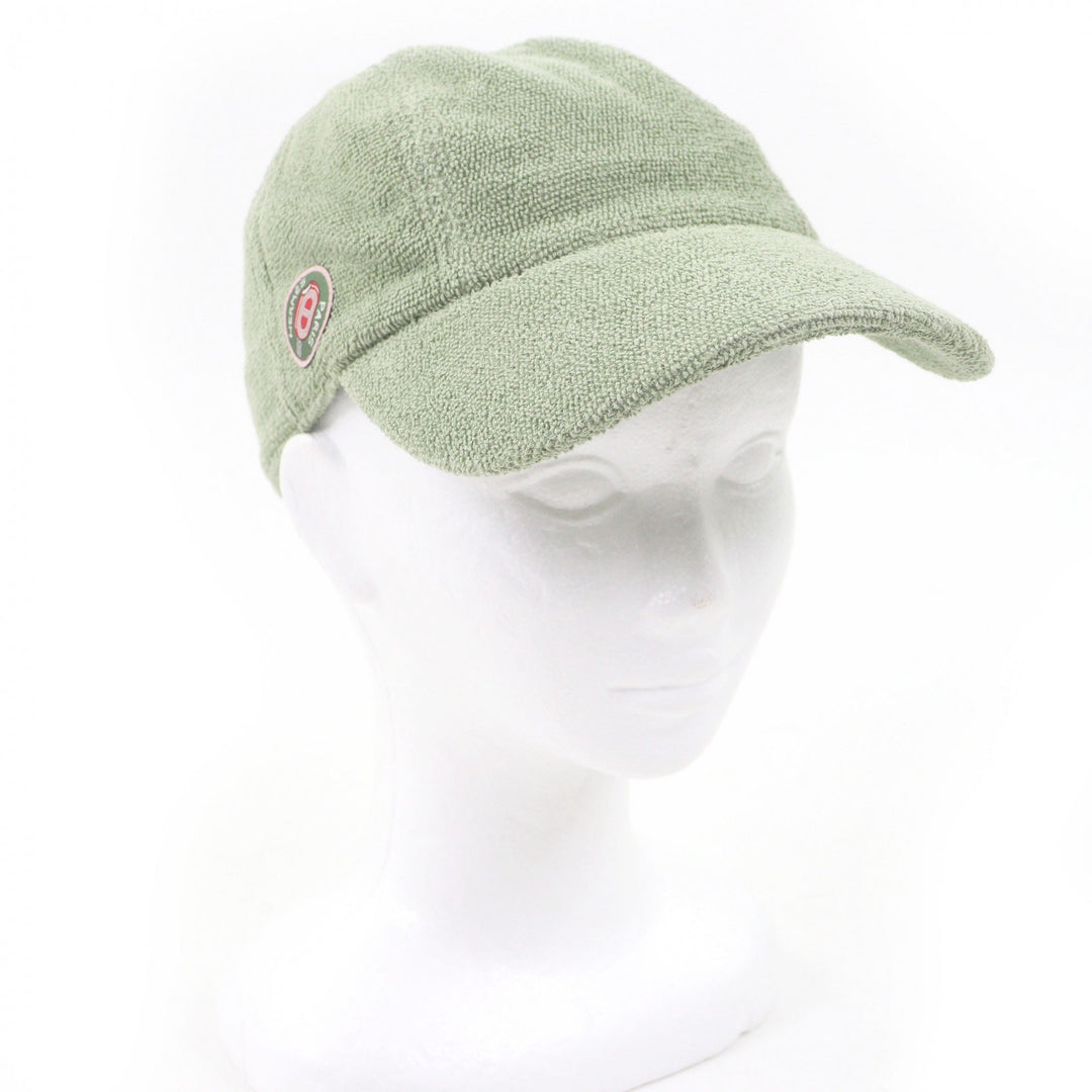 極美品□HERMES エルメス デイヴィス コットン100％ パイル地 ベースボールキャップ 帽子 グリーン M フランス製 正規品 メンズオススメ