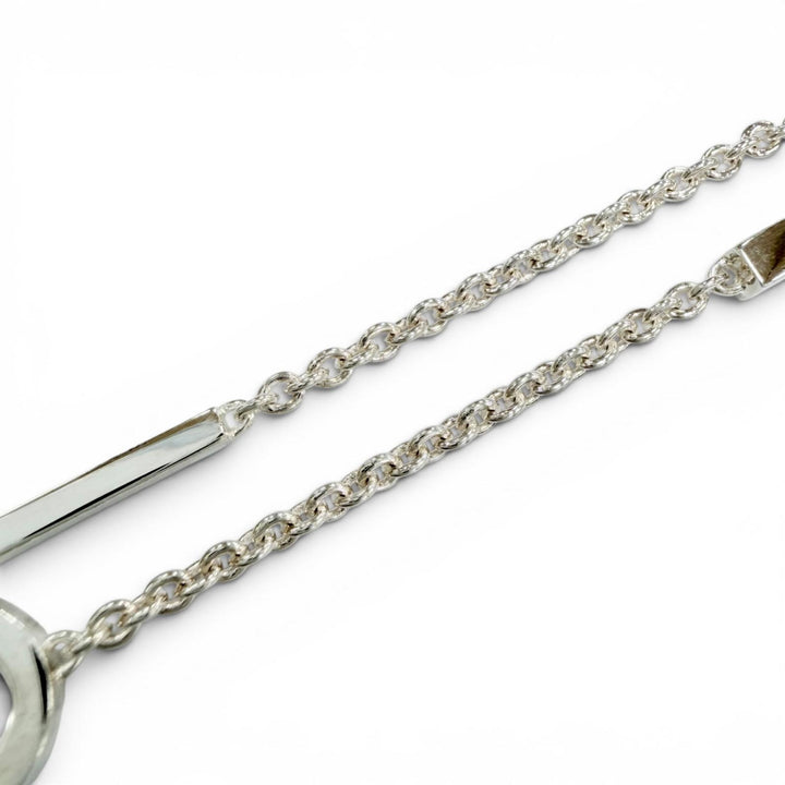 美品◇HERMES エルメス 2021年製 エヴァーシェーヌダンクル 925 ネックレス アクセサリー 全長約80cm シルバー イタリア製 重量34.2g