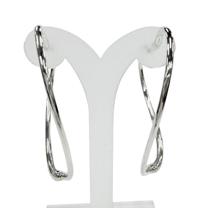 美品◇TIFFANY&amp;Co. ティファニー エルサペレッティ オープンハート ラージ ピアス AG925 フープピアス アクセサリー シルバー 重量12.2g