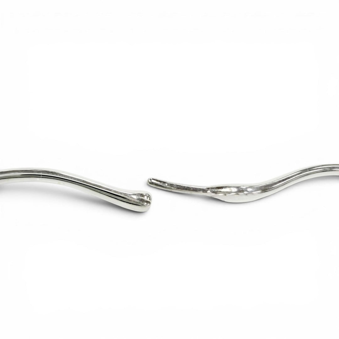 美品◇TIFFANY&amp;Co. ティファニー エルサペレッティ オープンハート ラージ ピアス AG925 フープピアス アクセサリー シルバー 重量12.2g