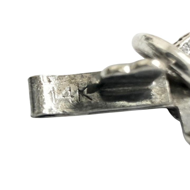 美品□CHROME HEARTS クロムハーツ 1999 SV925 14K ペーパーチェーン 18インチ ロゴ ネックレス アクセサリー シルバー 重量32.2g メンズ