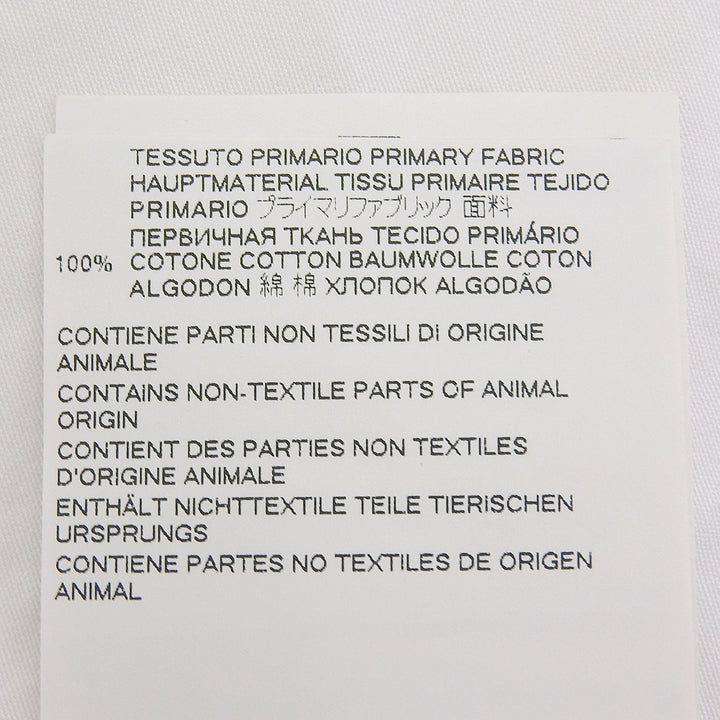極美品▲MARNI マルニ コットン100％ ロングスリーブ 長袖シャツ ホワイト ベージュ バイカラー 44 イタリア製 正規品 レディース