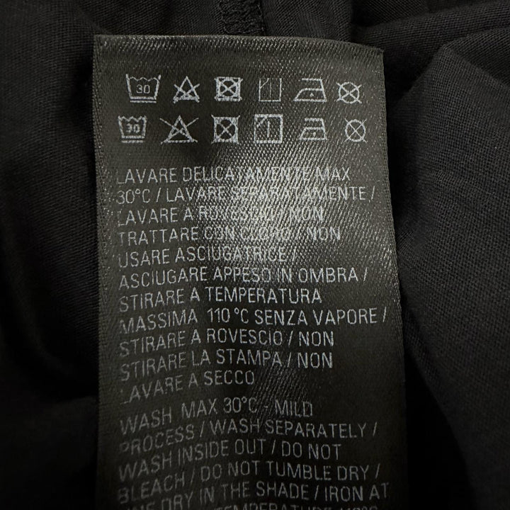 美品□BALENCIAGA バレンシアガ 23SS 739027 TOVG2 UNISEX Free Styling Tips Tee ダメージ加工 薄手 長袖Ｔシャツ ブラック 1 正規品