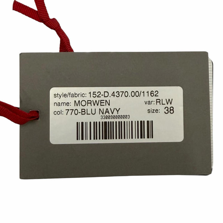 美品◇DUVETICA デュベティカ MORWEN リアルファー フード付き ダウンジャケット ダークネイビー 38 ブルガリア製 正規品 レディース