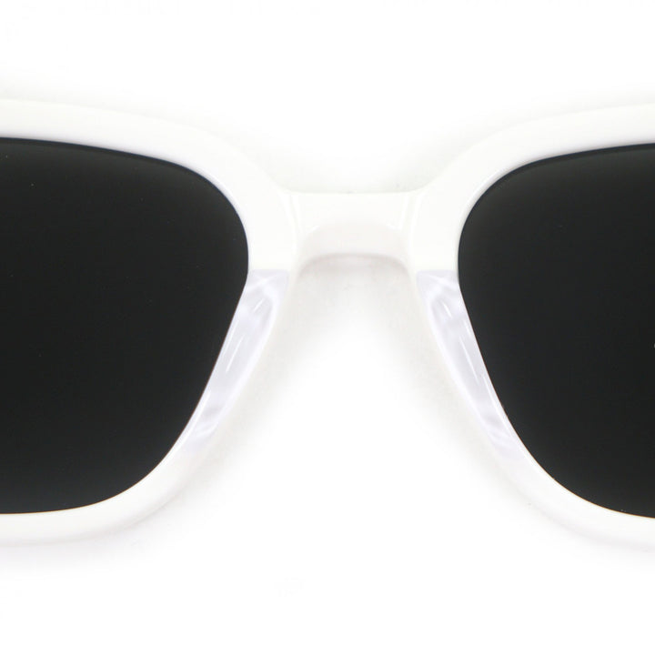 美品□MAISON MARGIELA 8 GentleMonster メゾンマルジェラ 8 ジェントルモンスター MM007 ウェリントン サングラス ホワイト 53□22-144