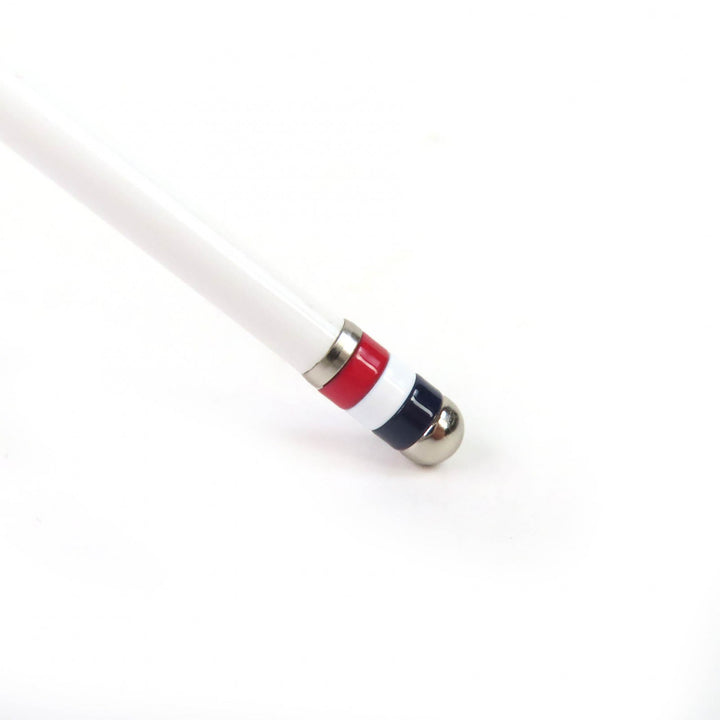 美品△THOM BROWNE トムブラウン TB-501-E-T-NVY-WHT-54-AF サングラス アイウェア ネイビー ホワイト 54□21-148 日本製 メンズ