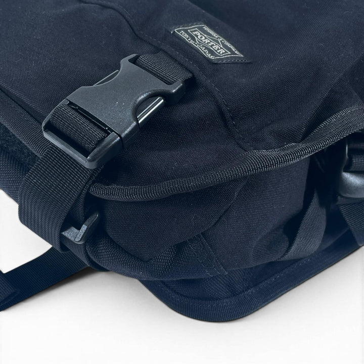 極美品▲PORTER ポーター 吉田カバン KLUNKERZ クランカーズ ナイロン ショルダーバッグ メッセンジャーバッグ ブラック 日本製 メンズ
