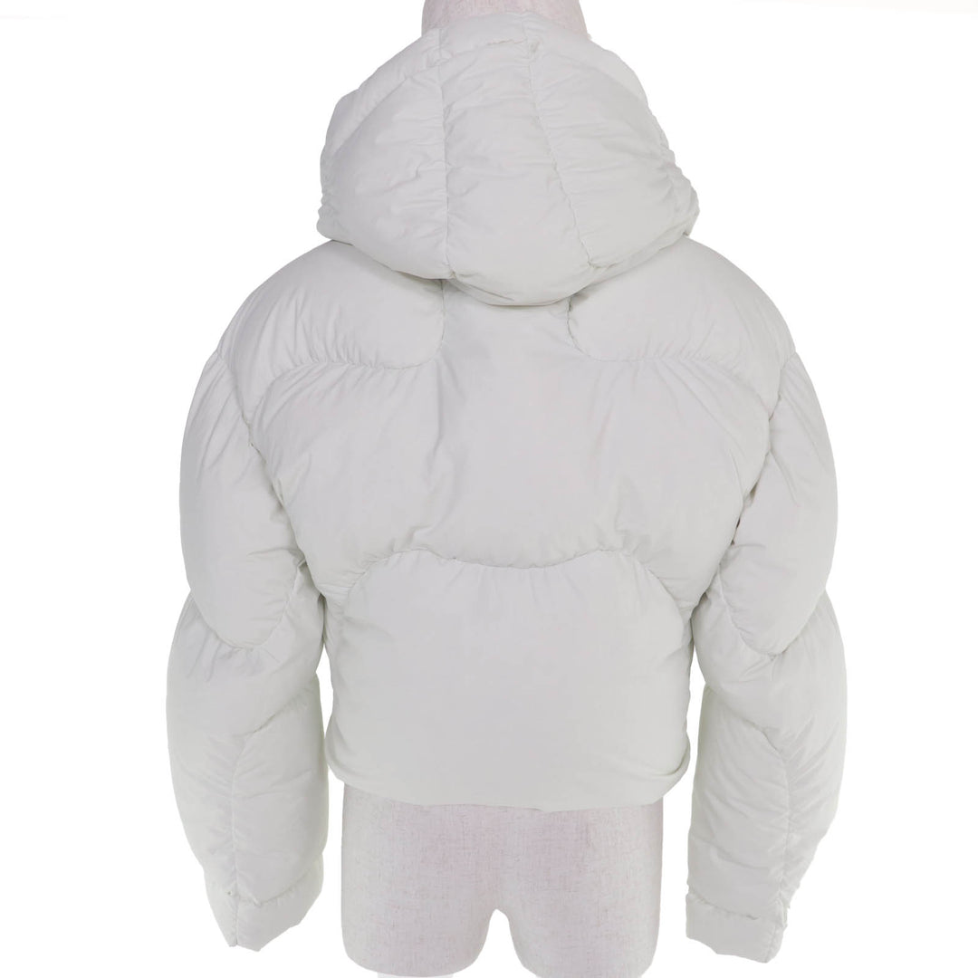 美品☆ACNE STUDIOS アクネストゥディオズ FN-WN-OUTW0000814 クロップド丈 ダウンジャケット ライトグリーン 32 レディース
