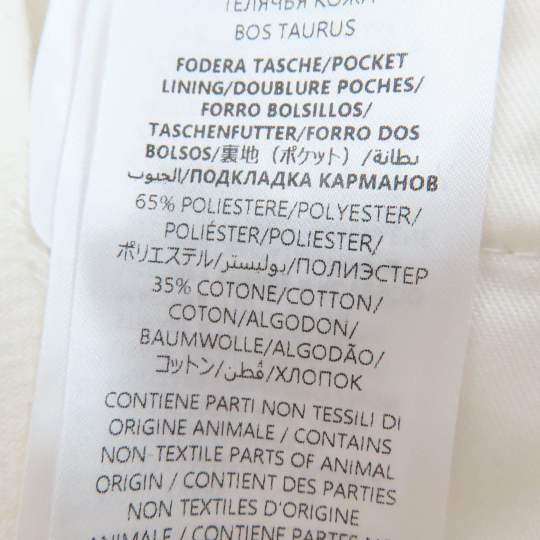 極美品☆GUCCI グッチ 788737 コットン100％ GGジャガード バミューダパンツ ハーフ デニムパンツ ホワイト 23 伊製 正規品 レディース