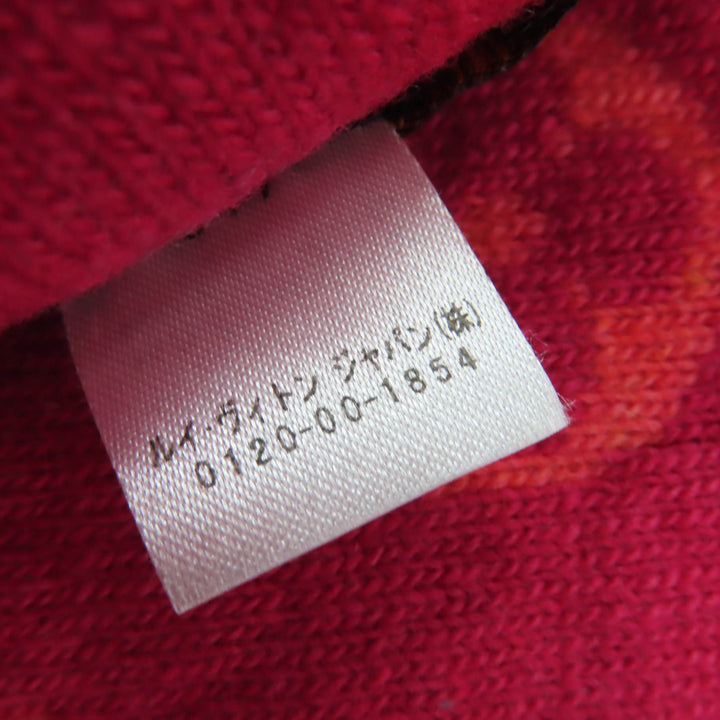 美品☆LOUIS VUITTON ルイヴィトン 2018年製 M70876 エシャルプ ポップ モノグラム ウール カシミヤ ニット マフラー 正規品 レディース