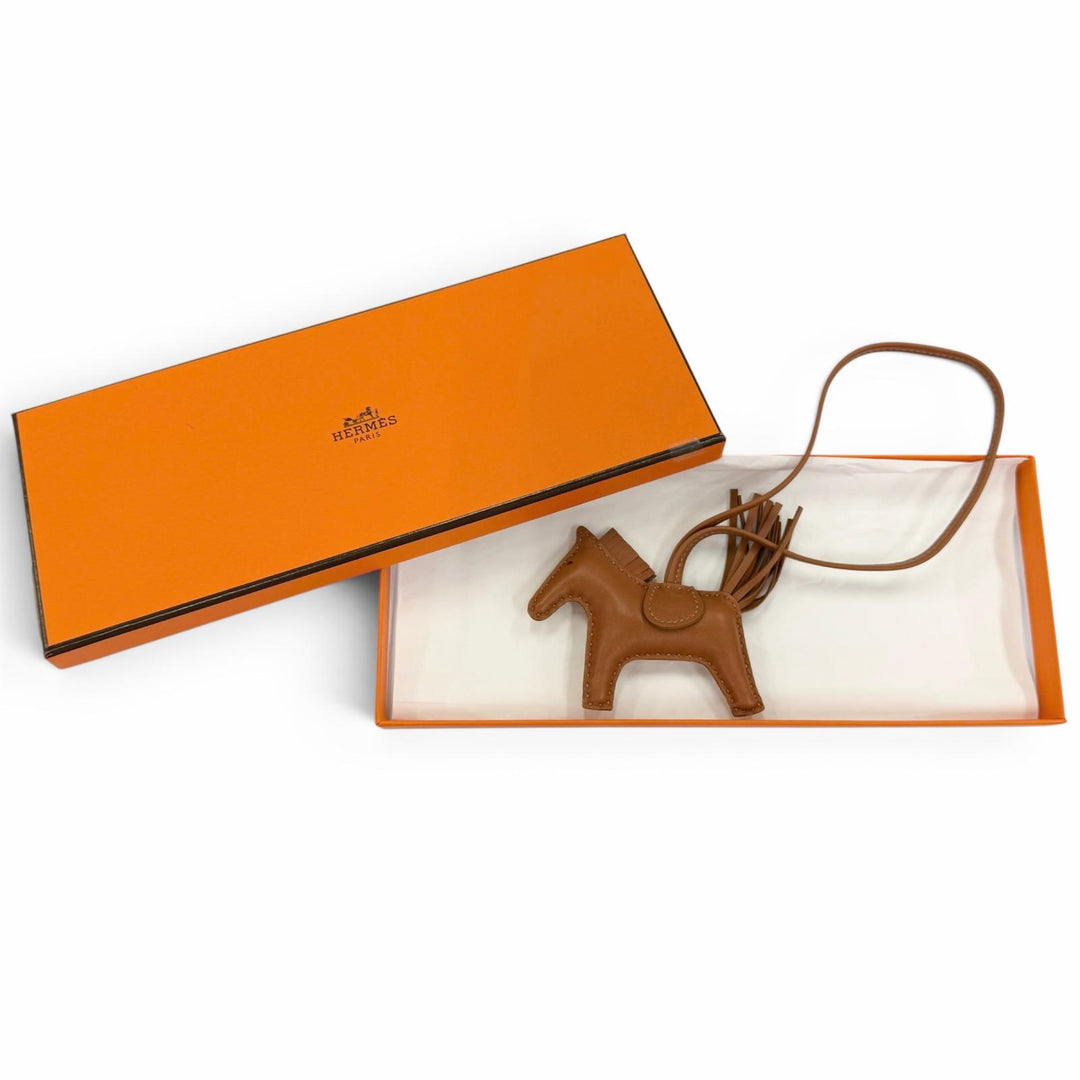 未使用品☆HERMES エルメス ロデオチャームPM アニョーミロ ソーゴールド バッグチャーム B刻印 フランス製 レディース 箱付き