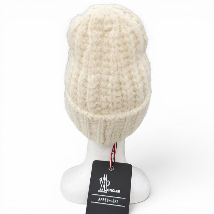 未使用品□MONCLER GRENOBLE モンクレールグルノーブル 2025年製 BERRETTO TRICOT ロゴワッペン ニットキャップ UNI イタリア製 正規品