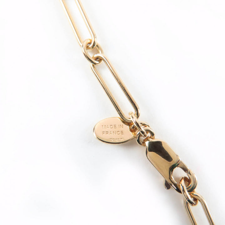 極美品☆HERMES エルメス マロキニエGM フュージョンケリー バッファローホーン ネックレス ゴールド オレンジ系 仏製 箱・保存袋付き