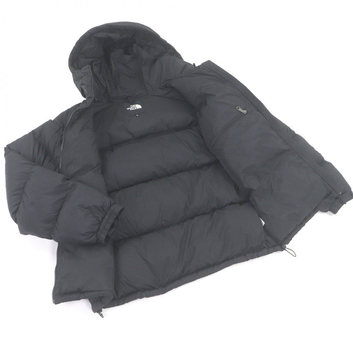 美品□THE NORTH FACE ザ・ノースフェイス ND92331 Nuptse Hoodie ヌプシ フーデッド ダウンジャケット ブラック L 正規品 メンズ