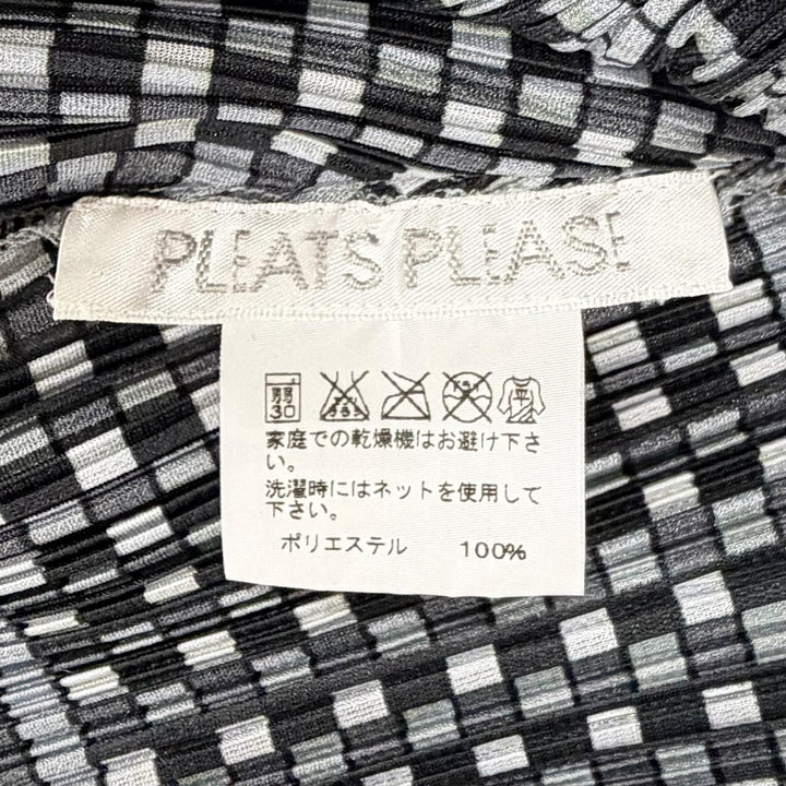 極美品◇PLEATS PLEASE プリーツプリーズ イッセイミヤケ PP03-JK555 変形サークル カットソー ポンチョ マルチカラー 日本製 正規品