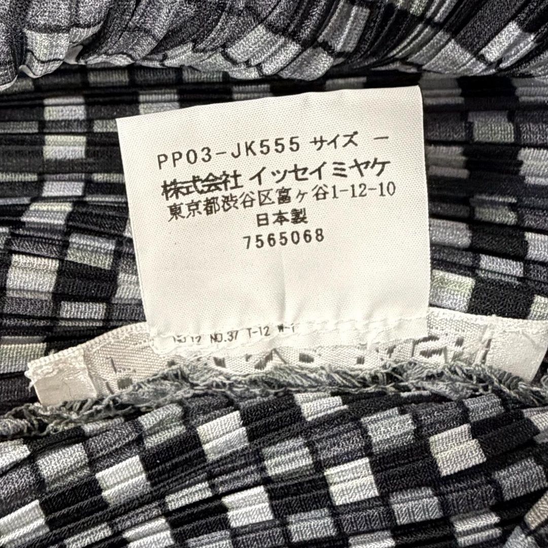 極美品◇PLEATS PLEASE プリーツプリーズ イッセイミヤケ PP03-JK555 変形サークル カットソー ポンチョ マルチカラー 日本製 正規品