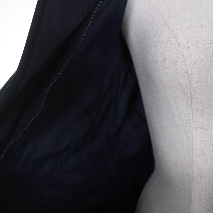 美品☆Pyrenex ピレネックス W18P1 GRENOBLE ラクーンファー・フード付 ダウンコート ネイビー 34 正規品 レディース