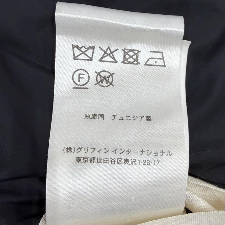 美品◇Pyrenex ピレネックス W19P1 GRENOBLE グルノーブル ロゴワッペン ファー フード付き ダウンジャケット 黒 36 正規品 レディース