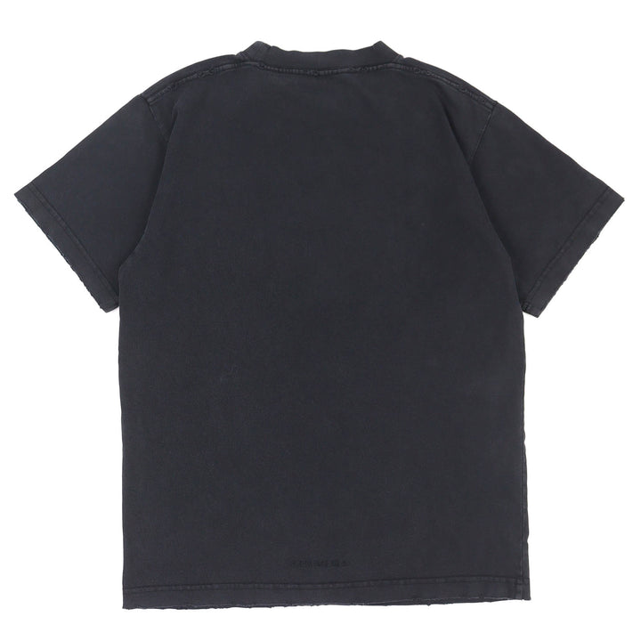 美品△BALENCIAGA バレンシアガ 21SS 670943 コットン100％ ラムシュタイン レギュラーフィット 半袖Ｔシャツ 黒 XXS 正規品